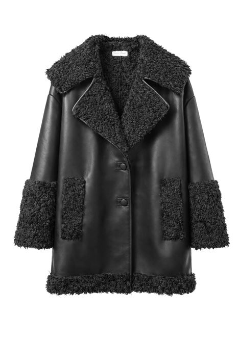 Montone shearling nero da donna Weili Zheng WEILI ZHENG | Montone | F25CS03B190